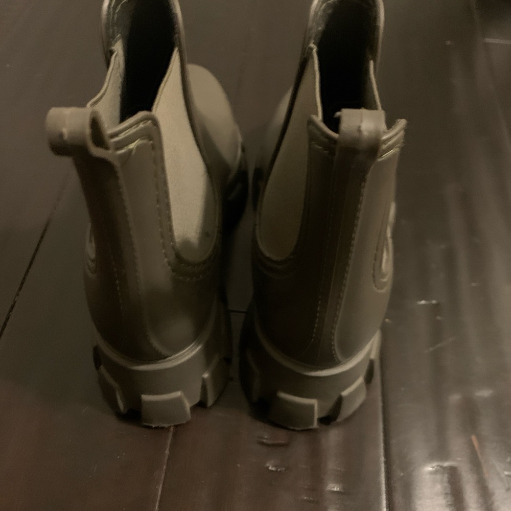 Stylish Olive Green Ankle Boots